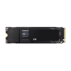 SSD-SOLID STATE DISK M.2(2280) NVME2.0 2000GB (2TB) PCIE4.0X4 SAMSUNG MZ-V9E2T0BW SSD990 EVO READ:5000MB/S-WRITE:4200MB/S
