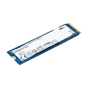 SSD-SOLID STATE DISK M.2(2280) NVME 500GB PCIE4.0X4 KINGSTON SNV3S/500G READ:5000MB/S-WRITE:3000MB/S